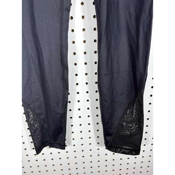 Sweaty Betty black shimmer mesh insert leggings size Xs - Picture 5 of 9